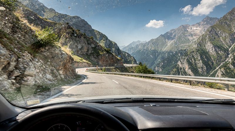 Driving in Albania