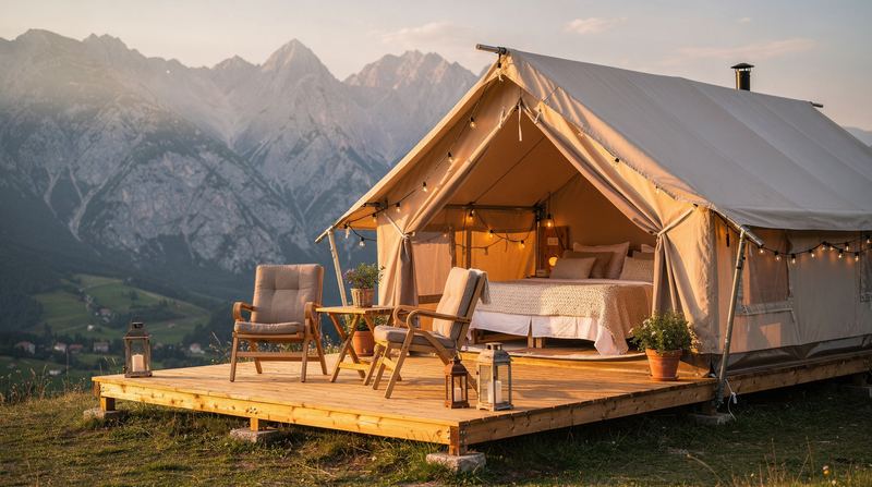 Glamping in Albania