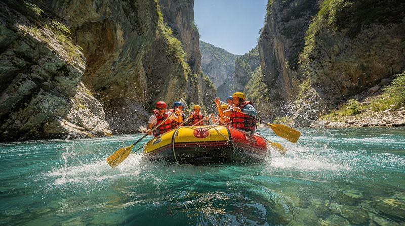 Rafting in Albania